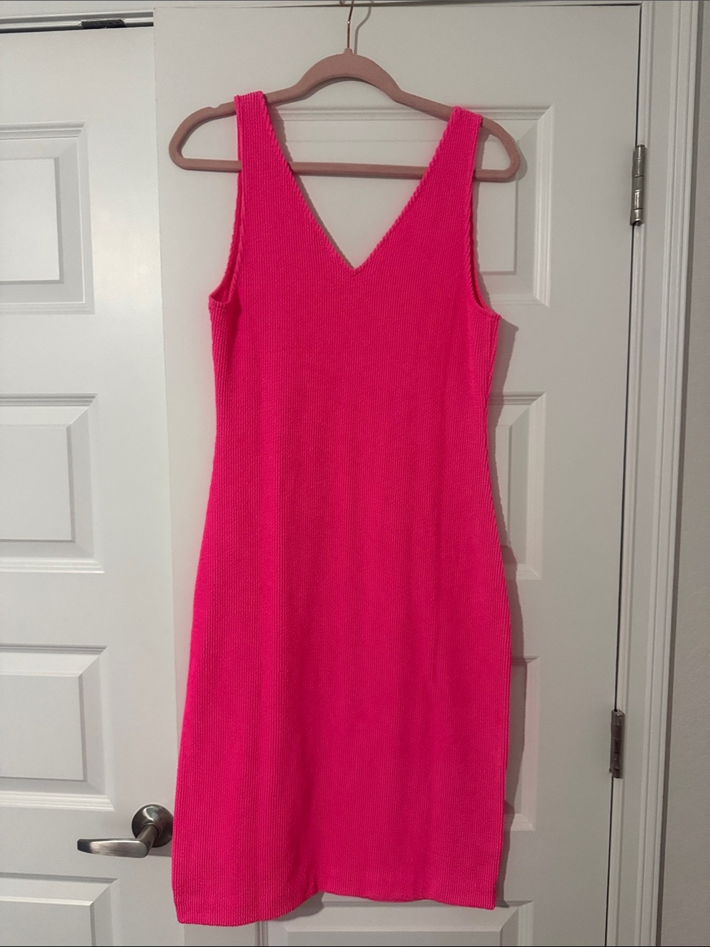 Lilly Pulitzer Pink Sleeveless V-Neck Knit Dress